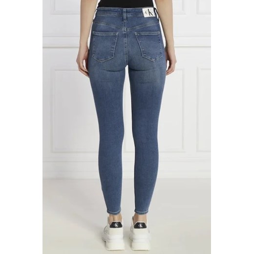 Jeansy damskie Calvin Klein z bawełny