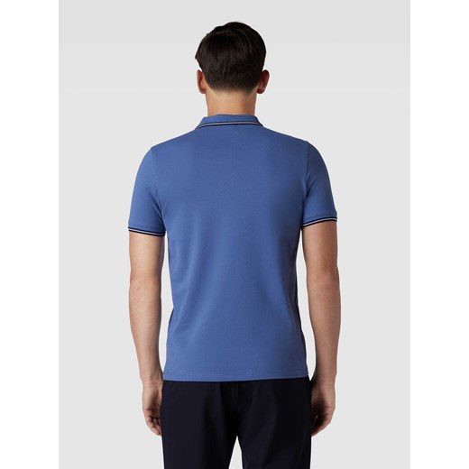 Koszulka polo o kroju slim fit z paskami w kontrastowym kolorze model ‘Pavlos’ XXL Peek&Cloppenburg 