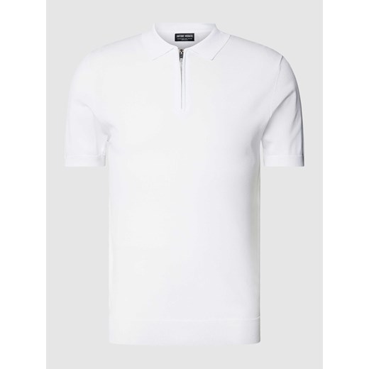 Koszulka polo z krótką listwą na zamek błyskawiczny ze sklepu Peek&Cloppenburg  w kategorii T-shirty męskie - zdjęcie 169318513