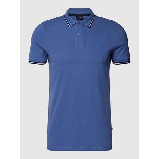 Koszulka polo o kroju slim fit z paskami w kontrastowym kolorze model ‘Pavlos’ ze sklepu Peek&Cloppenburg  w kategorii T-shirty męskie - zdjęcie 169318543
