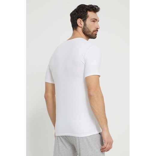 T-shirt męski biały Tommy Hilfiger z krótkimi rękawami 