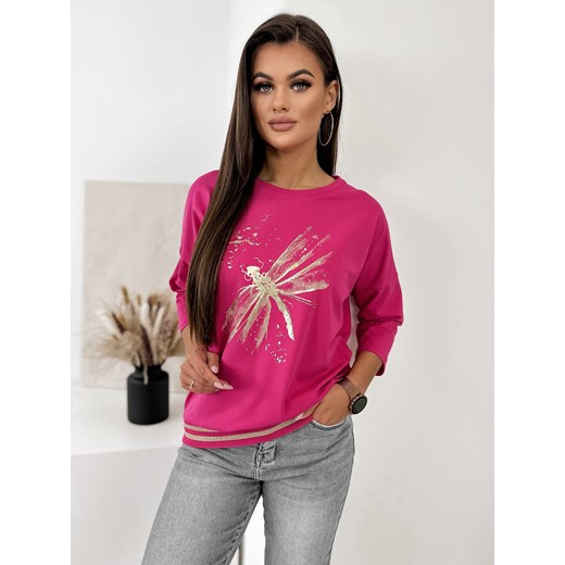 bluzka pawmo rozowa ze sklepu UBRA w kategorii Bluzki damskie - zdjęcie 169329941