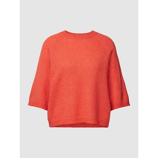 Bluzka z dzianiny z mieszanki wełny z alpaki z okrągłym dekoltem ze sklepu Peek&Cloppenburg  w kategorii Bluzki damskie - zdjęcie 169330553