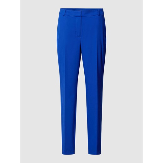 Spodnie materiałowe z prostą nogawką w kant ze sklepu Peek&Cloppenburg  w kategorii Spodnie damskie - zdjęcie 169330622