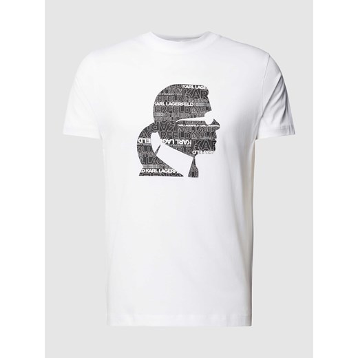 T-shirt z nadrukiem z logo ze sklepu Peek&Cloppenburg  w kategorii T-shirty męskie - zdjęcie 169330631