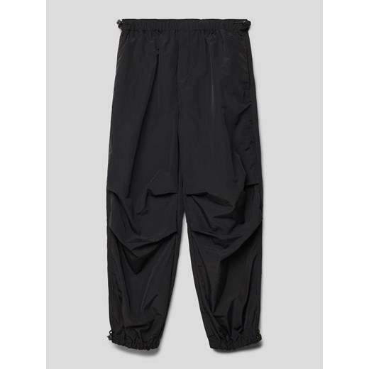 Spodnie materiałowe o kroju slim fit z elastycznym pasem ze sklepu Peek&Cloppenburg  w kategorii Spodnie chłopięce - zdjęcie 169330664