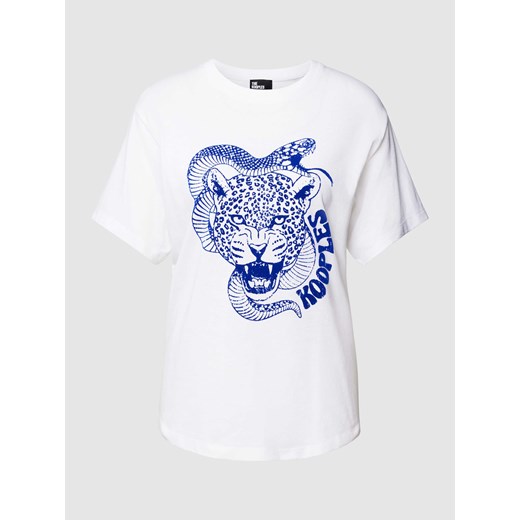 T-shirt z nadrukiem z logo ze sklepu Peek&Cloppenburg  w kategorii Bluzki damskie - zdjęcie 169331252