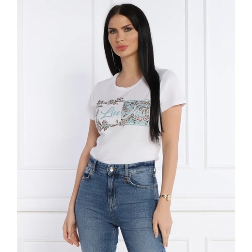 Liu Jo T-shirt | Regular Fit ze sklepu Gomez Fashion Store w kategorii Bluzki damskie - zdjęcie 169335031