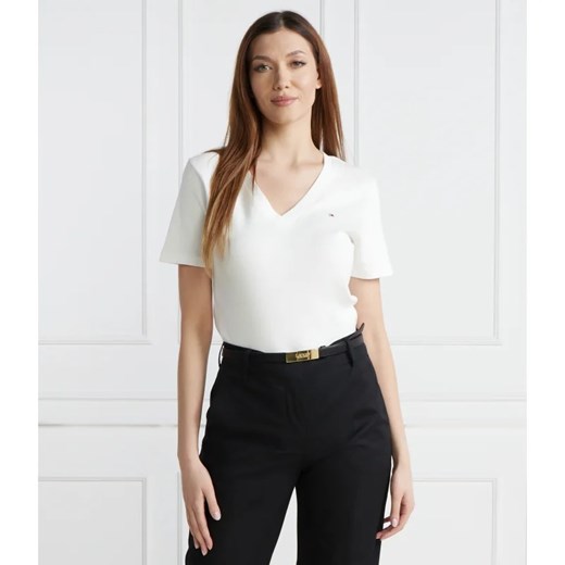 Tommy Hilfiger T-shirt CODY | Slim Fit ze sklepu Gomez Fashion Store w kategorii Bluzki damskie - zdjęcie 169335043