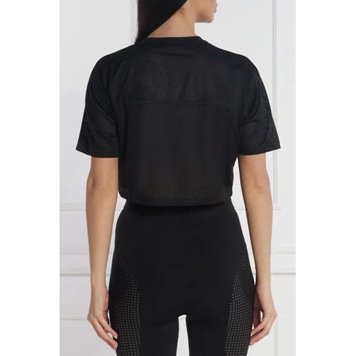 Calvin Klein bluzka damska z okrągłym dekoltem z napisami z krótkim rękawem 