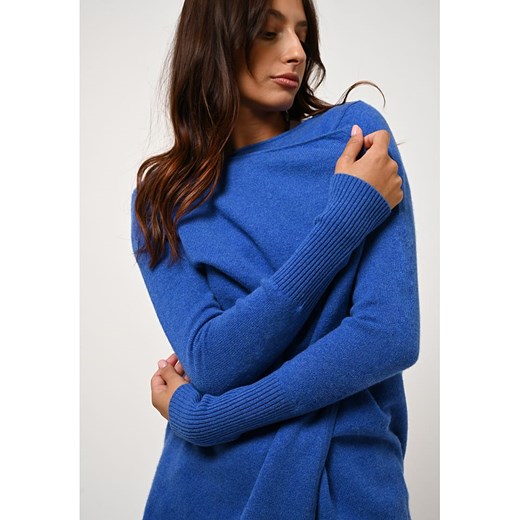 AUTHENTIC CASHMERE Kaszmirowy kardigan &quot;Chésery&quot; w kolorze niebieskim S promocja Limango Polska