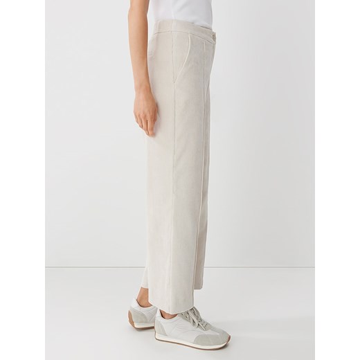 Someday Spodnie sztruksowe &quot;Cabien&quot; w kolorze kremowym Someday 42 wyprzedaż Limango Polska