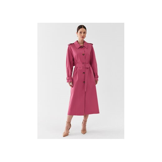 ONLY Trencz 15285115 Różowy Regular Fit L MODIVO okazyjna cena