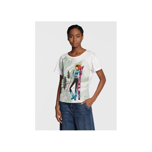 Liu Jo T-Shirt WF2385 J5923 Biały Regular Fit ze sklepu MODIVO w kategorii Bluzki damskie - zdjęcie 169340453