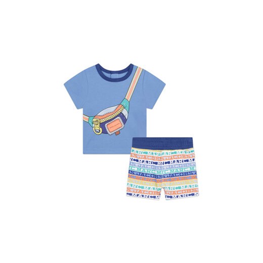 The Marc Jacobs Komplet t-shirt i spodenki W98162 Niebieski Regular Fit ze sklepu MODIVO w kategorii Komplety niemowlęce - zdjęcie 169340733