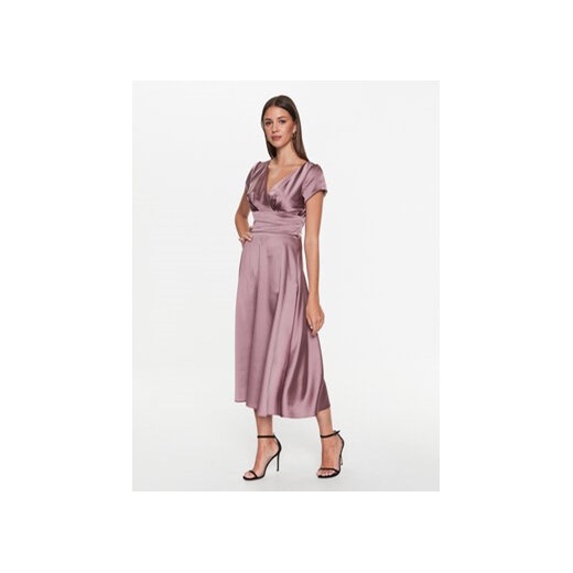 Swing Sukienka koktajlowa 5AE05200 Fioletowy Regular Fit ze sklepu MODIVO w kategorii Sukienki - zdjęcie 169340921