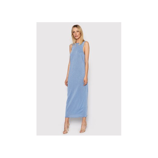 Liviana Conti Sukienka koktajlowa L2SB03 Niebieski Regular Fit ze sklepu MODIVO w kategorii Sukienki - zdjęcie 169341032
