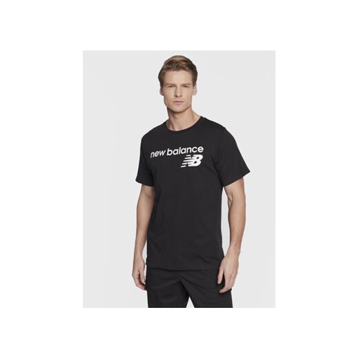 New Balance T-Shirt Classic Core Logo MT03905 Czarny Athletic Fit ze sklepu MODIVO w kategorii T-shirty męskie - zdjęcie 169341130