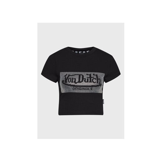 Von Dutch T-Shirt Anna 6230063 Czarny Regular Fit ze sklepu MODIVO w kategorii Bluzki damskie - zdjęcie 169341162