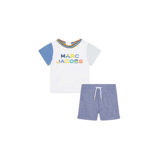 The Marc Jacobs Komplet t-shirt i spodenki W98167 Biały Regular Fit ze sklepu MODIVO w kategorii Komplety niemowlęce - zdjęcie 169341901