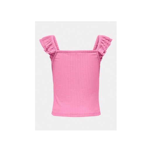 Kids ONLY Top Nella 15317829 Różowy Slim Fit ze sklepu MODIVO w kategorii Bluzki dziewczęce - zdjęcie 169342111