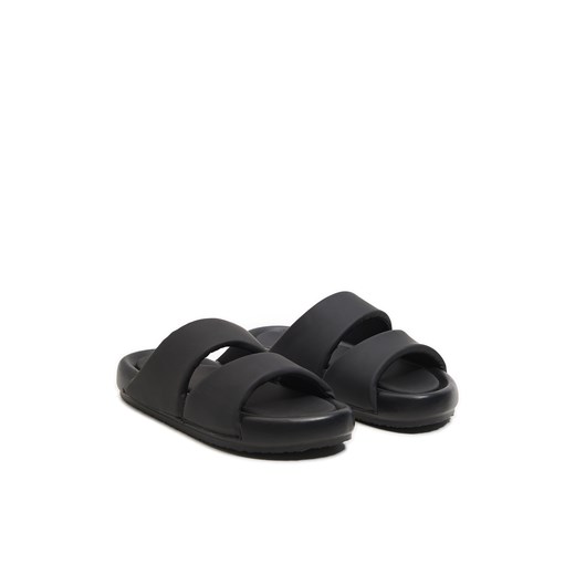 Cropp - Czarne klapki - czarny Cropp 41 wyprzedaż Cropp