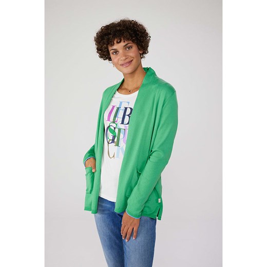 LIEBLINGSSTÜCK Kardigan w kolorze zielonym ze sklepu Limango Polska w kategorii Swetry damskie - zdjęcie 169344092