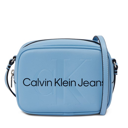Torebka Calvin Klein Jeans Sculpted Camera Bag18 Mono K60K610275 Blue Shadow CEZ ze sklepu eobuwie.pl w kategorii Listonoszki - zdjęcie 169368994
