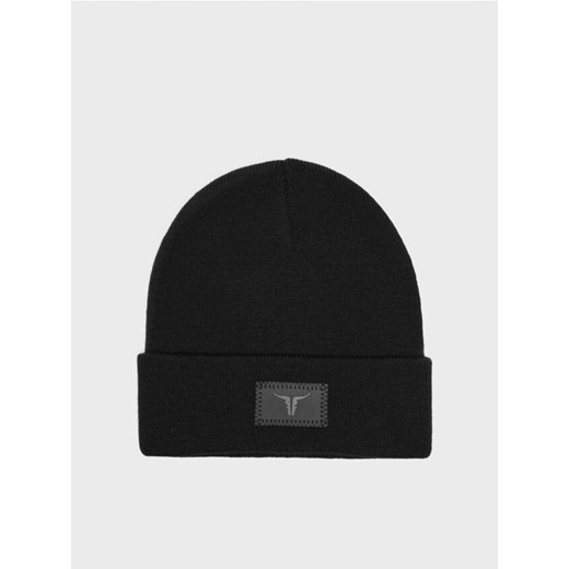 Czapka beanie z naszywką czarna House ONE SIZE promocja House