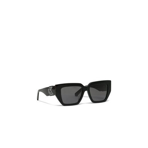 Calvin Klein Jeans Okulary przeciwsłoneczne CKJ23608S Czarny ze sklepu MODIVO w kategorii Okulary przeciwsłoneczne damskie - zdjęcie 169372060