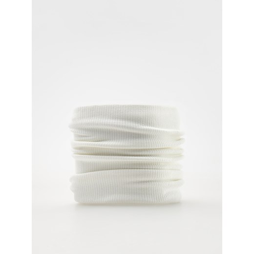 Reserved - Prążkowany komin - złamana biel ze sklepu Reserved w kategorii Szaliki dziecięce - zdjęcie 169374614
