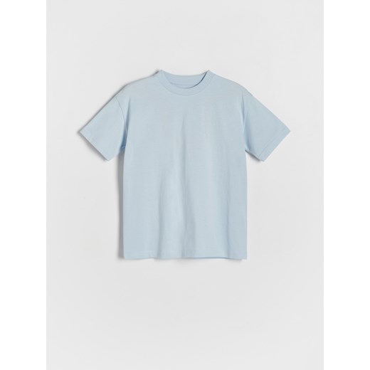 Niebieski t-shirt chłopięce Reserved 