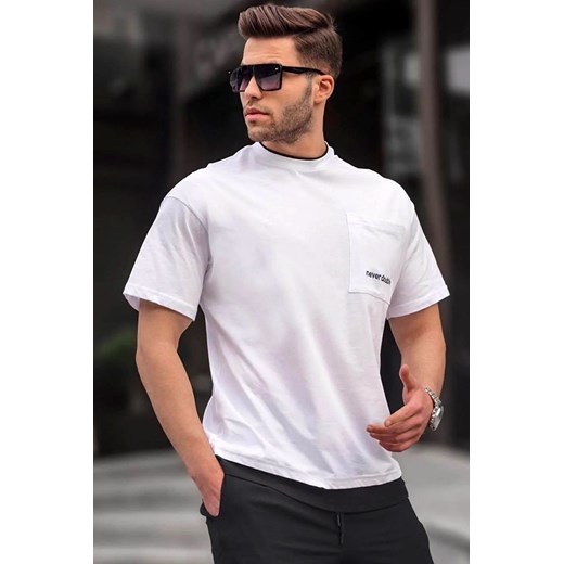 T-shirt KRISANO WHITE ze sklepu Ivet Shop w kategorii T-shirty męskie - zdjęcie 169389681