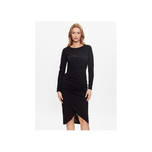 KARL LAGERFELD Sukienka codzienna 230W1352 Czarny Regular Fit ze sklepu MODIVO w kategorii Sukienki - zdjęcie 169390240