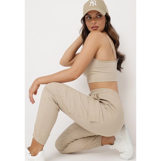 Spodnie damskie Born2be w sportowym stylu 