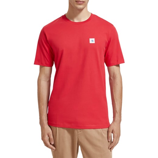 Scotch &amp; Soda Koszulka w kolorze czerwonym ze sklepu Limango Polska w kategorii T-shirty męskie - zdjęcie 169393150