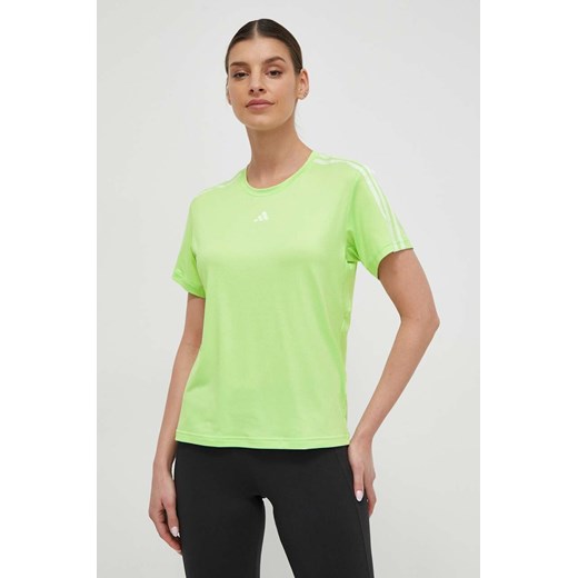 adidas Performance t-shirt treningowy Training Essentials kolor zielony XS ANSWEAR.com