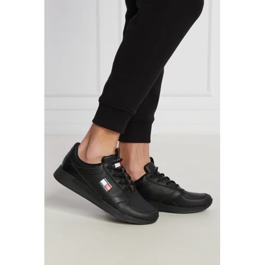 Buty sportowe męskie Tommy Jeans ze skóry