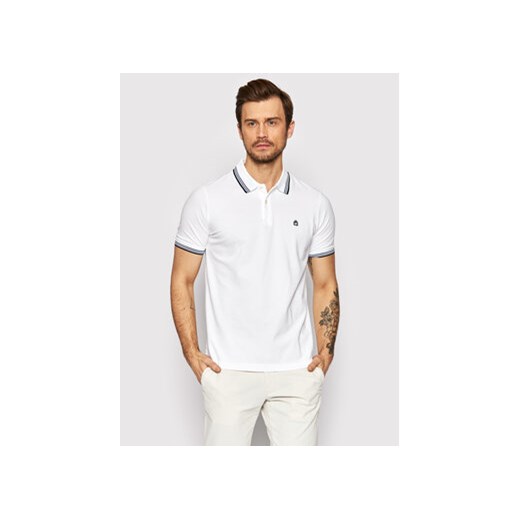 United Colors Of Benetton Polo 3WG9J3181 Biały Regular Fit ze sklepu MODIVO w kategorii T-shirty męskie - zdjęcie 169402953