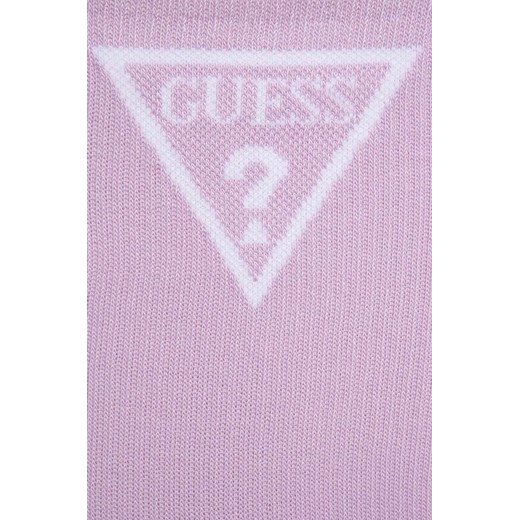 Guess skarpetki damskie kolor fioletowy Guess ONE ANSWEAR.com