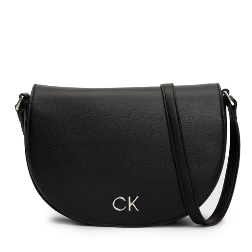 Torebka Calvin Klein Ck Daily Saddle Bag Pebble K60K611679 Ck Black BEH ze sklepu eobuwie.pl w kategorii Listonoszki - zdjęcie 169407600