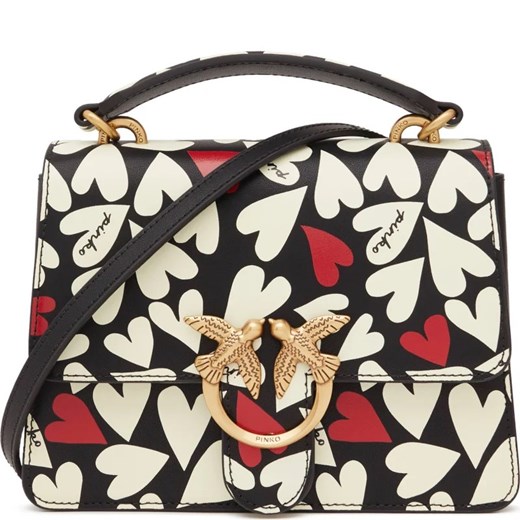 Pinko Skórzany kuferek MINI LOVE ONE TOP ze sklepu Gomez Fashion Store w kategorii Kuferki - zdjęcie 169415034