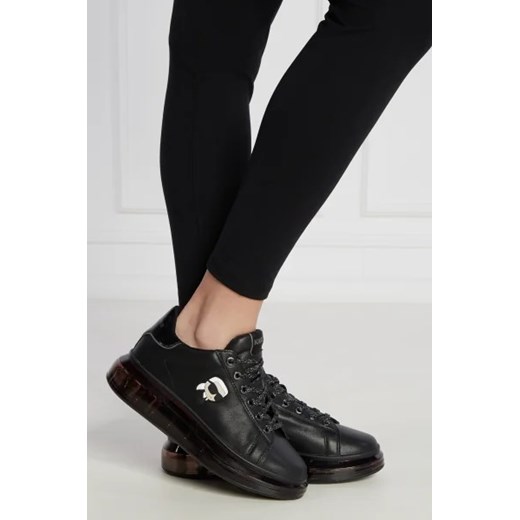 Buty sportowe damskie Karl Lagerfeld sneakersy z tworzywa sztucznego