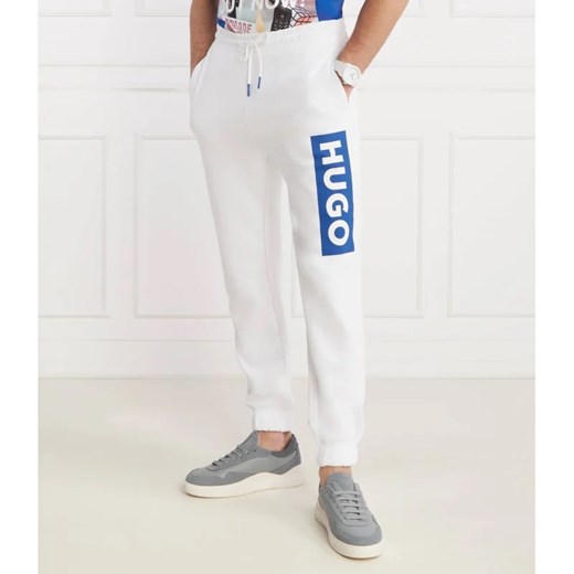 Hugo Blue Spodnie dresowe Nuram | Regular Fit ze sklepu Gomez Fashion Store w kategorii Spodnie męskie - zdjęcie 169415720