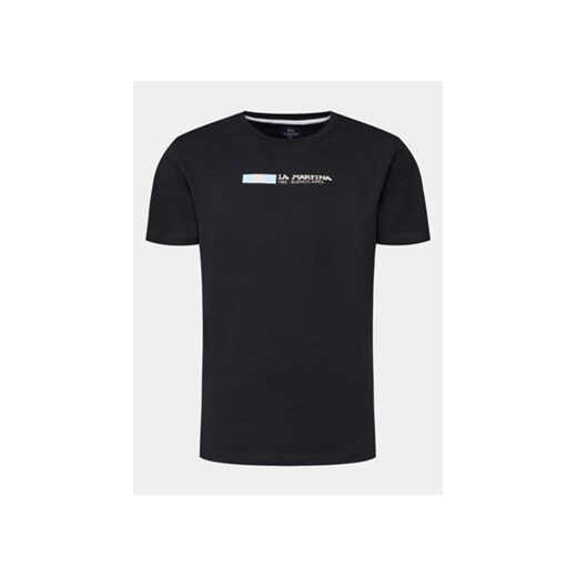La Martina T-Shirt YMR314 JS206 Czarny Regular Fit ze sklepu MODIVO w kategorii T-shirty męskie - zdjęcie 169416660