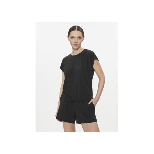Calvin Klein Underwear Koszulka piżamowa 000QS7157E Czarny Relaxed Fit ze sklepu MODIVO w kategorii Piżamy damskie - zdjęcie 169416730