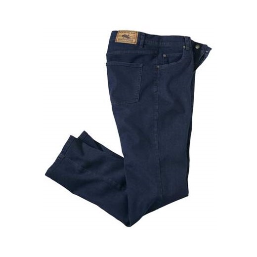 Niebieskie jeansy regular ze stretchem ze sklepu Atlas For Men w kategorii Jeansy męskie - zdjęcie 169418800
