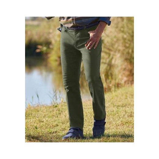 Twillowe spodnie regular ze stretchem Atlas For Men dostępne inne rozmiary promocyjna cena Atlas For Men