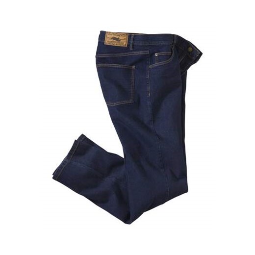 Niebieskie jeansy regular ze stretchem ze sklepu Atlas For Men w kategorii Jeansy męskie - zdjęcie 169418840