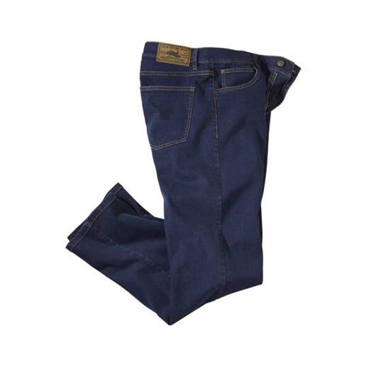 Niebieskie jeansy Regular ze stretchem Atlas For Men L wyprzedaż Atlas For Men